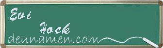 Evi Hock Visitenkarte